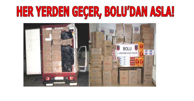 100 Bin Liralık Kaçak Sigara Operasyonu