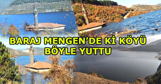 Cami böyle sular altında kaldı