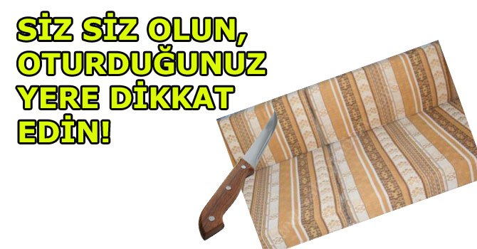 Kalçasına bıçak saplandı
