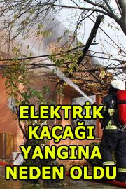 Paşaköyü'nde çıkan yangın korkuttu