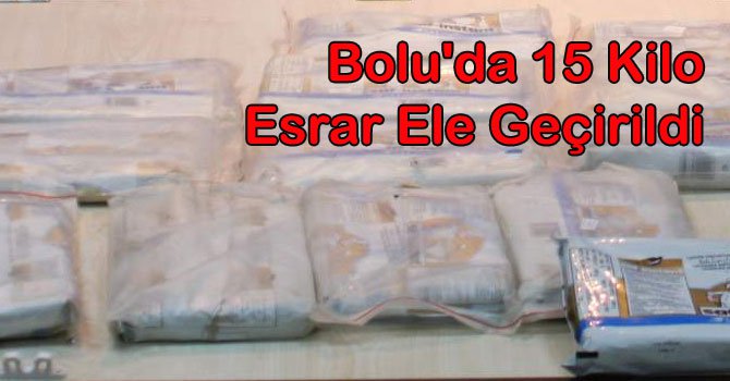 Son Dakika!.. 3 çantada 15 kilo kubar esrar ele geçirildi