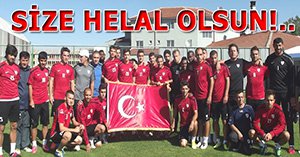 Bolusporlu oyunculardan anlamlı mesaj...