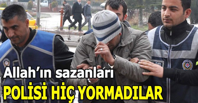 Aranan hırsızlar polisin ayağına geldi