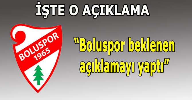 Beklenen açıklama yapıldı
