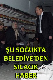 Belediyeden ihtiyaç sahiplerine gıda yardımı