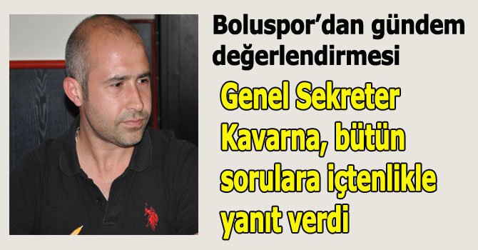 Boluspor basının sorularını cevapladı