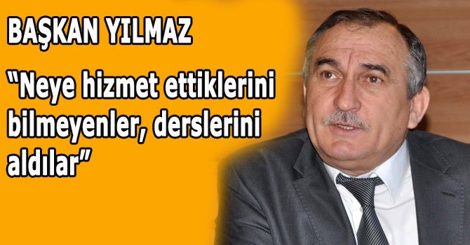 “Derslerini Bolu halkı vermiştir”