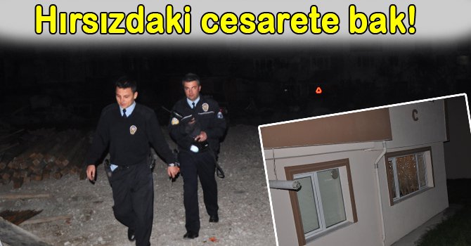 Hırsız camdan eve girdi, kapıyı bile kitledi...