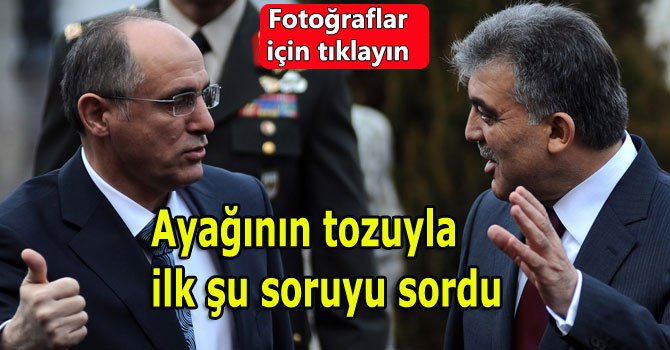 İlk sorduğu soru...
