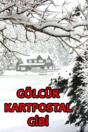 İşte biz burada yaşıyoruz! Gölcükte müthiş manzara..