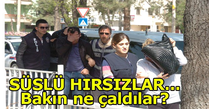 Market hırsızları yakayı ele verdi...