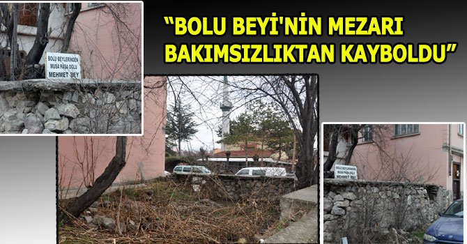 Mezar kayboldu, sadece mezar taşı kaldı