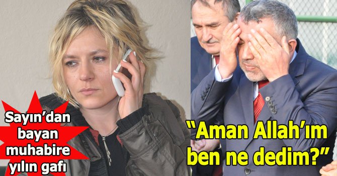 Ömer Sayın'dan büyük gaf...