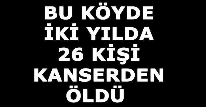 Ömerler köyünden korkutan haber..