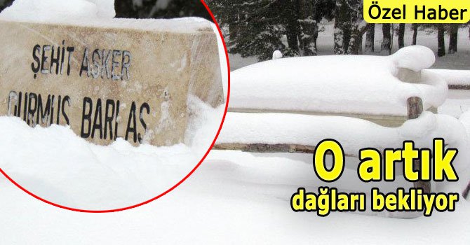 Şehidim karlar altında…