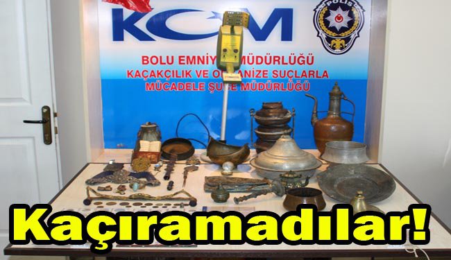 Tarihi eser kaçakçıları yakalandı...