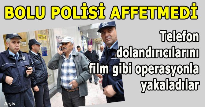 Telefon dolandırıcıları tuzağa düşürüldü