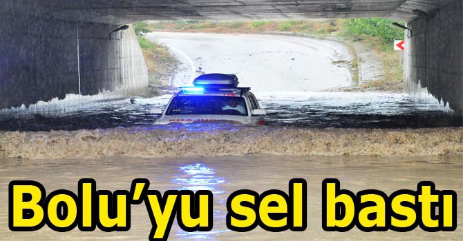 Yağmur ve fırtına Bolu'yu yıktı...