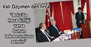 Vali İbrahim Özçimen verdi veriştirdi