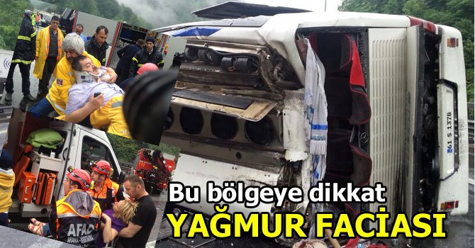 BOLU'DA FECİ KAZA!