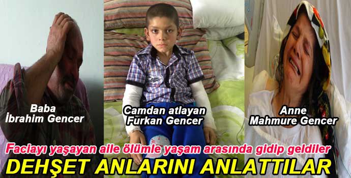 FACİADAN KURTULAN AİLE O ANLARI ANLATTI
