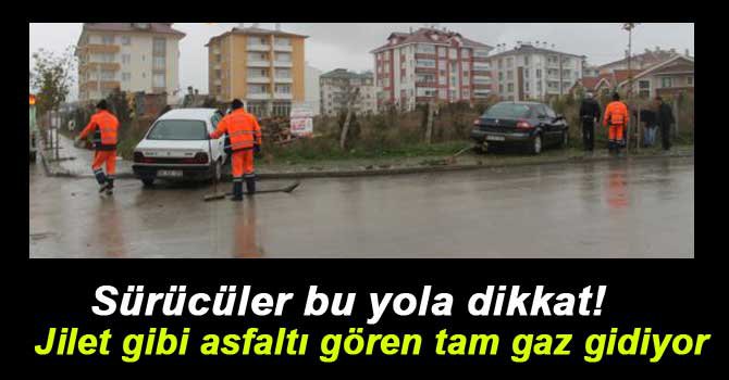 HIZ YOLUNDA FECİ KAZA...