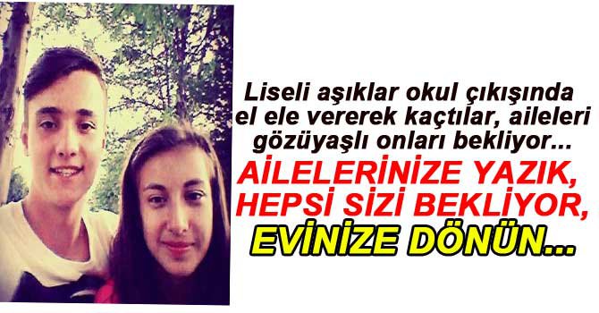 KAYBOLAN İKİ LİSELİ ARANIYOR...