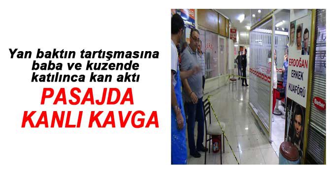 PASAJDA YAN BAKTIN KAVGASI KANLI BİTTİ