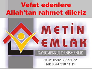 BOLU'DA BUGÜN VEFAT EDENLER..  (25 HAZİRAN 2015 - PERŞEMBE)