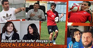 BOLUSPOR'DA 2015-2016 TRANSFER DOSYASI..