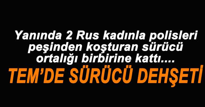 ALKOLLÜ SÜRÜCÜ ORTALIĞI BİRBİRİNE KATTI