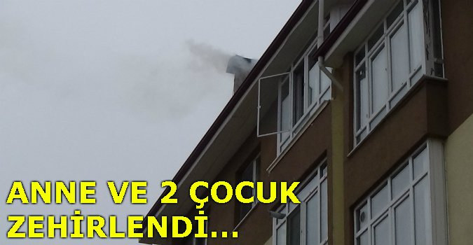 APARTMANA SIZAN KOKU HAYATLARINI KURTARDI