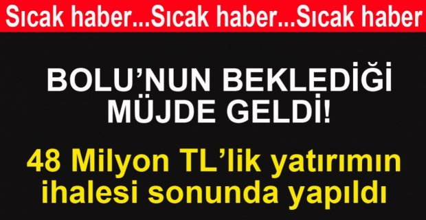 BEKLENEN MÜJDE GELDİ!
