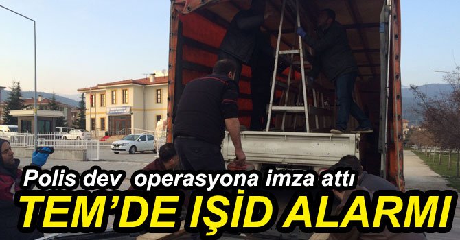 BOLU POLİSİNDEN ÇALINTI KAMYON AVI...