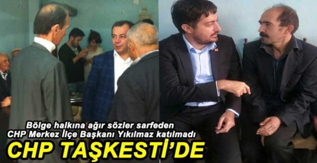 CHP TAŞKESTİ'YE ÇIKARTMA YAPTI