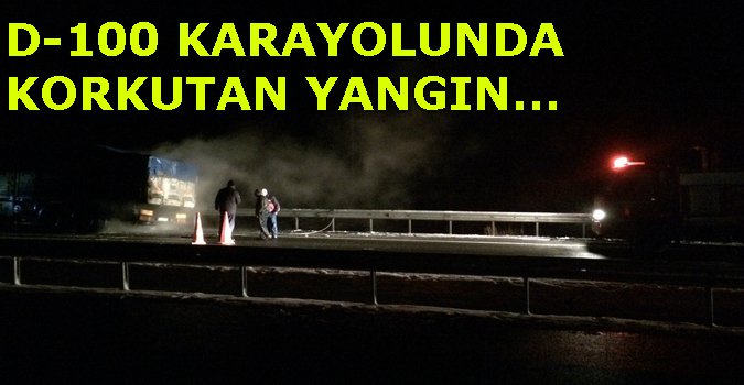 D-100’DE KORKUTAN YANGIN