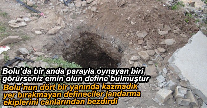 DEFİNE AVCILARA KISKIVRAK YAKALANDI