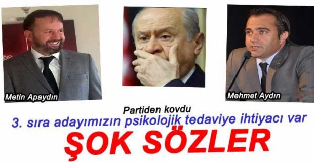 MEHMET AYDIN'DAN SERT SÖZLER