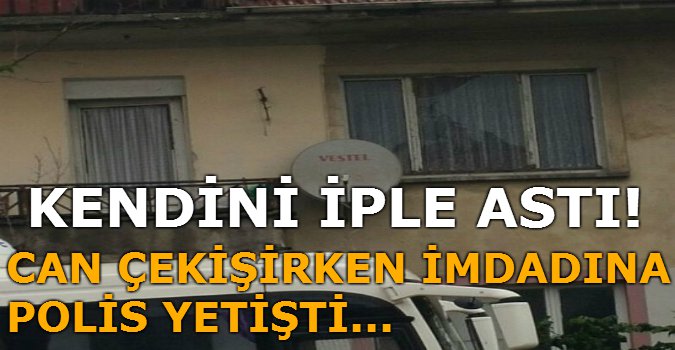 İNTİHAR EDERKEN POLİSLER TARAFINDAN KURTARILDI...