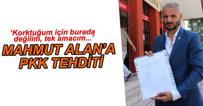 PKK SEMPATİZANI 13 KİŞİ HAKKINDA ŞİKAYETÇİ OLDU