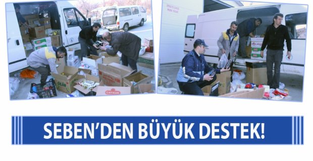 SEBEN'DEN BAYIRBUCAK'A YARDIM!