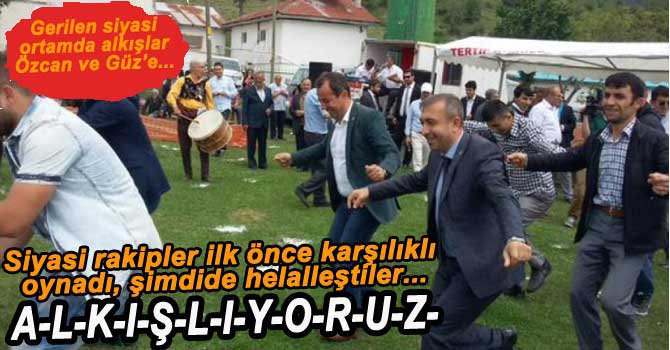 SEÇİM ÖNCESİNDE HELALLEŞTİLER