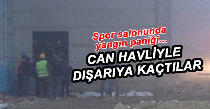 SPOR SALONU İNŞAATINDA PANİK...
