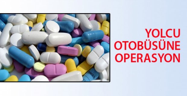 YOLCU OTOBÜSÜNDE İLAÇ YAKALANDI!