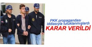 TUTUKLU İKİ KİŞİ İÇİN KARAR VERİLDİ