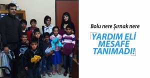 ŞIRNAK'A BOLU'DAN YARDIM GİTTİ!