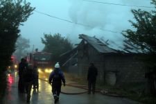 BÜTÜN EMEKLERİ YANIP KÜL OLDU