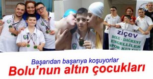 BOLU'YA 8 MADALYAYLA DÖNÜYORLAR!