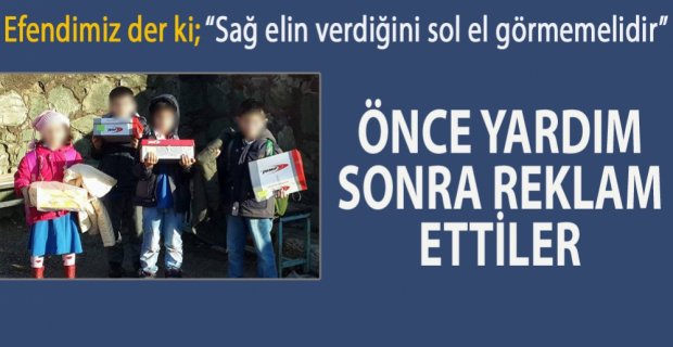BÖYLE YARDIM OLMAZ OLSUN!