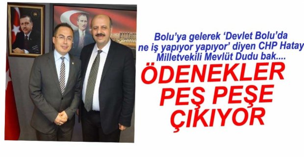 ERCOŞKUN ÖDENEKLERİ PEŞ PEŞE ÇIKARTIYOR
